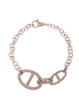 Large & Small Oval Diamond H Links Rockstar Necklace-Necklaces-Gretchen Ventura