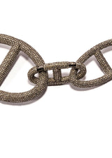 Large & Small Oval Diamond H Links Rockstar Necklace-Necklaces-Gretchen Ventura