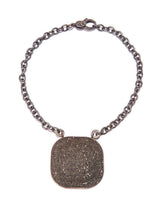 Rockstar Black Spinel Plate Necklace-Necklaces-Gretchen Ventura