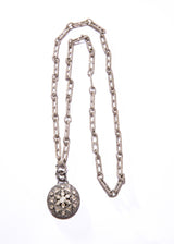 Diamond "H" link chain-Necklaces-Gretchen Ventura