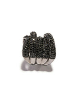 Black Spinel Rockstar Wrap Ring-Rings-Gretchen Ventura