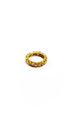 Faceted Champagne Diamond Ring-Rings-Gretchen Ventura