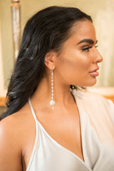 Gray Diamond & White Gold Earrings-Earrings-Gretchen Ventura