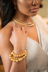 Small Hand Forged Ball Chain Bracelet-Bracelets-Gretchen Ventura