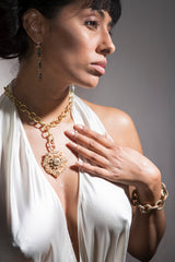 Hand Hammered Gold Link Chain-Chain-Gretchen Ventura