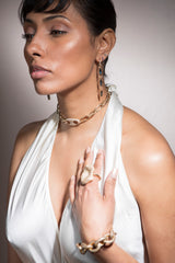 Faceted Blue London Topaz Marquise Drops-Earrings-Gretchen Ventura