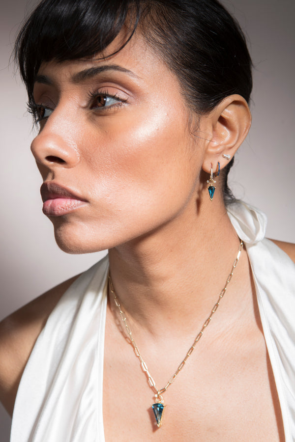 Diamond Earring Stud-Earrings-Gretchen Ventura