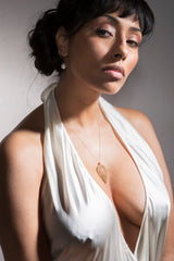 Fresh Water Pearls W/Embedded Diamonds Earrings-Earrings-Gretchen Ventura
