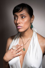Diamond Amoeba Cocktail Ring-Rings-Gretchen Ventura