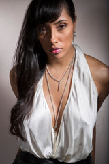 360 Degree Raw Diamond Small Spike Necklace-Necklaces-Gretchen Ventura