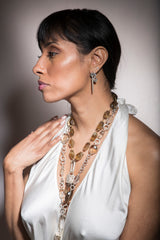 360 Degree Raw Diamond Spike Earring-Earrings-Gretchen Ventura