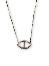 Pointed H Link Mini Rockstar-Necklaces-Gretchen Ventura