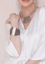 Raw Diamond Clasp & Curb Chain Bracelet-Bracelets-Gretchen Ventura