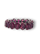 Oval Ruby Eternity Band-Rings-Gretchen Ventura