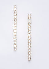 Rose Cut Diamonds Drop Earrings-Earrings-Gretchen Ventura