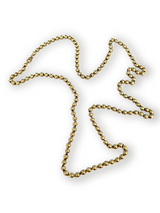 Matte 18K Gold (51.15g) Ball Chain (33”) #9630-Necklaces-Gretchen Ventura
