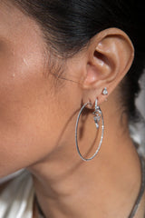 White Gold (1.3g) Diamond (.26c) Earring Stud #3572-Earrings-Gretchen Ventura