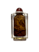 Vintage Gold Hand-Painted Quartz Crystal Jar-Necklaces-Gretchen Ventura