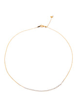 18K Gold (1.45g) & 32 Floating Diamond (1.04c) Necklace (up to 18”) #9641-Necklaces-Gretchen Ventura