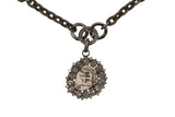 Ancient Judaea “Widow’s Mite” Biblical Coin Pendant in Diamond & Sterling Silver-Neck Pendant-Gretchen Ventura