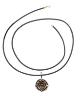 Ancient Seal of Solomon Bronze Coin Pendant-Neck Pendant-Gretchen Ventura