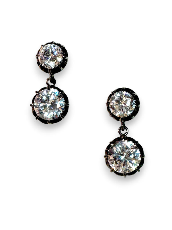 Edwardian Paste Drop Earrings-Earrings-Gretchen Ventura