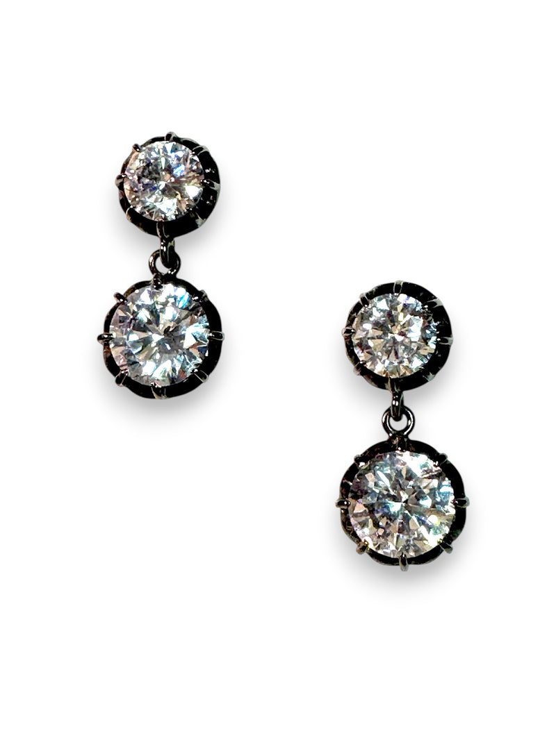 Edwardian Paste Drop Earrings-Earrings-Gretchen Ventura