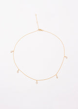 18K Gold & Diamond Drop Necklace (0.7 C) 18" #9302-Necklaces-Gretchen Ventura