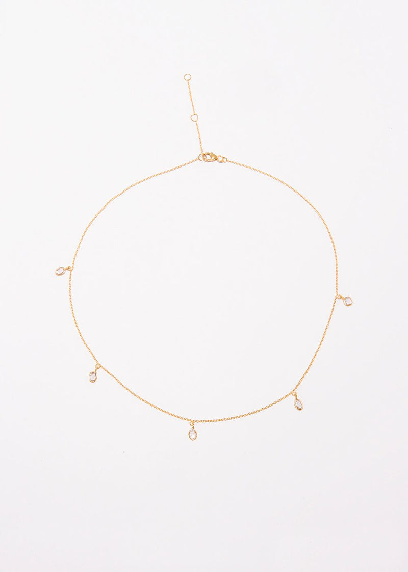 18K Gold & Diamond Drop Necklace (0.7 C) 18" #9302-Necklaces-Gretchen Ventura