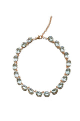Faceted Oval Green Amethyst Riviere Necklace-Necklaces-Gretchen Ventura