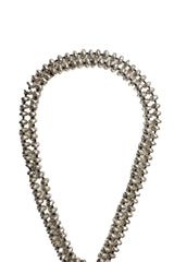 8 mm Faceted Silver Pyrite Necklace-Chain-Gretchen Ventura