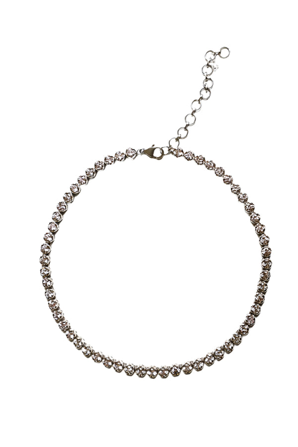 Pink Morganite & Sterling Silver Necklace-Necklaces-Gretchen Ventura