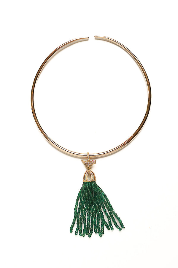 Gold Plate Choker-Chain-Gretchen Ventura