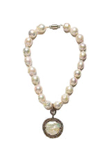 Freshwater Baroque Pearl Silk Knotted Necklace-Necklaces-Gretchen Ventura