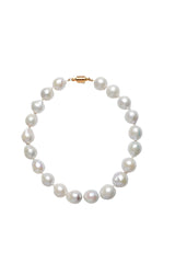 Freshwater Baroque Pearl Silk Knotted Necklace-Necklaces-Gretchen Ventura