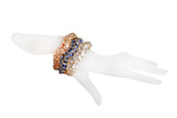 Tanzanite Waved Bangle-Bracelets-Gretchen Ventura
