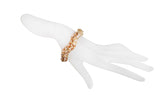 Champagne Morganite Waved Bangle-Bracelets-Gretchen Ventura