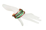 Single Row Blue Sapphire Bangle-Bracelets-Gretchen Ventura