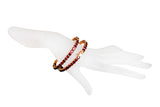 Single Row Garnet Bangle-Bracelets-Gretchen Ventura