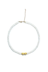 Faceted Topaz Necklace w/ Gold & Diamond Wheels-Necklaces-Gretchen Ventura