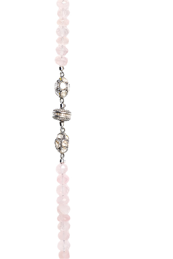 Rose Quartz Necklace-Necklaces-Gretchen Ventura