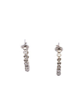 Rose Cut Diamond Hoops-Earrings-Gretchen Ventura