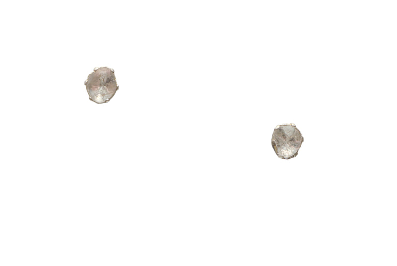 Rose cut Diamond Studs-Earrings-Gretchen Ventura