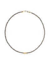 Faceted Pyrite Necklace-Necklaces-Gretchen Ventura