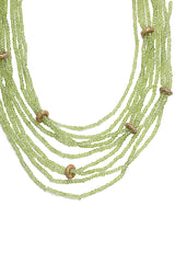 Multi Strand Sapphire Necklace-Necklaces-Gretchen Ventura