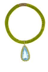 Silk Velvet Choker w/ Magnet Clasp-Necklaces-Gretchen Ventura