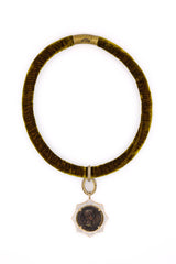 Silk Velvet Choker w/ Magnet Clasp-Necklaces-Gretchen Ventura