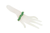 Green Onyx Waved Bangle-Bracelets-Gretchen Ventura