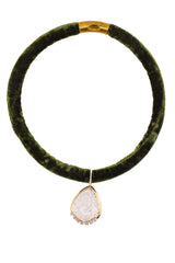 Silk Velvet Choker w/ Magnet Clasp-Necklaces-Gretchen Ventura