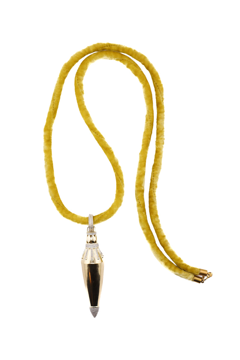 Silk Velvet Loop-Necklaces-Gretchen Ventura